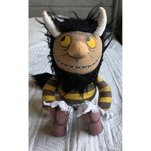 Where the Wild Things Are Wild Thing Plush 19" Maurice Sendak Horned Monster